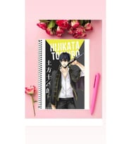 Toshiro Hijikata Anime Defter 1 Adet Özel Tasarım A4 Boyutu Telli Kareli Defter 21*29 Cm