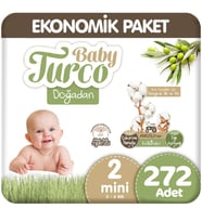 Baby Turco Doğadan 2 Beden Ekonomik 68x4 272 Adet