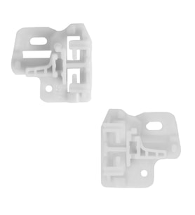 BMW X5 Serisi E53 için Ön Cam Kriko Plastiği -Sağ-Sol-SET (Siyah)
