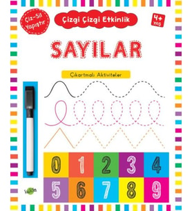 Çizgi Çizgi Etkinlik - Sayılar (4+ Yaş)