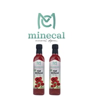 Minecal Gul Sirkesi 2x500 ml – %100 Katkısız Doğal  Şekersiz  Koruyucu Içermez