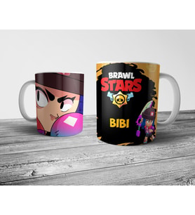Pixxa Brawl Stars Kahraman Bibi Kupa Bardak Model 1