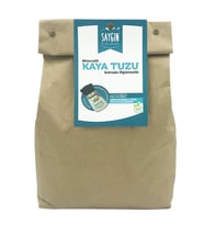 Saygın Tuz Rafine Edilmemiş Doğal Kristal Kaya Tuzu - Sofrada Öğütme / İri Taneli - Paketli 5 kg