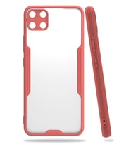 Newface Realme C15 Kılıf Platin Silikon - Pembe