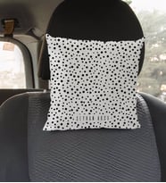 BK Gift Kişiye Özel İsimli Kare Araç Koltuk Yastığı-28