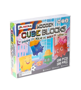5642 Wooden Cubes Bloc NessiWorld