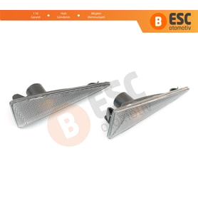 Renault İçin Beyaz Sağ Sol Yan Çamurluk Sinyali 8200027150 8200027151