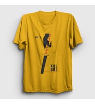 Presmono Unisex Sarı Sword Film Kill Bill T-Shirt 246450tt
