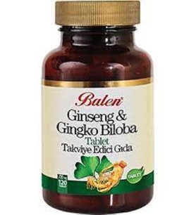 Balen Ginseng ve Gingko Biloba 720 mg 120 Tablet