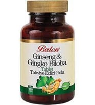 Balen Ginseng ve Gingko Biloba 720 mg 120 Tablet