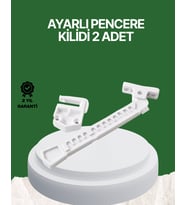 Çocuk ve Evcil Hayvanlar İçin Pencere Emniyet Kilidi 2 Adet