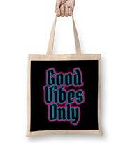 Good Vibes Only Bez Çanta Uzun Saplı