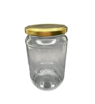 660ml şeffaf cam konserve kavanozu gold kapaklı , 30 adet, cam kavanoz, konserve kavanozu, reçel kavanozu, bal kavanozu, saklama kavanozu