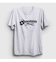 Presmono Unisex Beyaz Logo Metal Symphony X T-Shirt 476240tt (Beyaz)