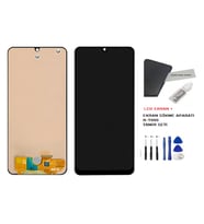Tkgz - Samsung Galaxy M22 SM-M225 Uyumlu Lcd Ekran Dokunmatik Servis + B-7000+ TAMİR SETİ