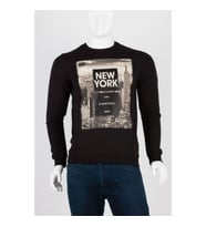New York Unisex Pamuklu Slim Fit Sweatshirt Medium (Karışık)
