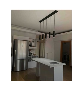 MYLİGHTS AMPULLÜ SIRALI MASA ÜSTÜ BEŞLİ SARKIT AVİZE GU10 LED ampul. Gün isigi dahildir