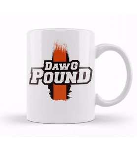 Nfl  Cleveland Browns Dawg Pound Kupa Bardak Porselen