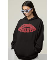 Lana Del Rey Baskılı Unisex Oversize Şarkıcı Hoodie