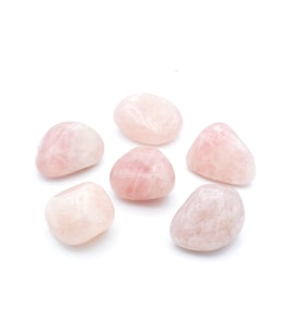 HAKİKİ TAMBURLU DOĞAL PEMBE KUVARS KAYA PARÇASI İRİ BOY