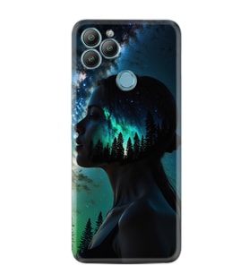 GM22 Pro Kılıf HD Resim Baskılı Woman in Tree StKd -004