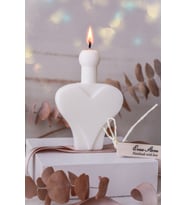 Kalpli Parfüm Şilesinden Doğal Soya Wax Mum