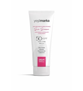 YEŞİL MARKA LEKE KARŞITI & AYDINLATICI GÜNEŞ KREMİ (50 SPF) 50 ML