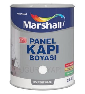 MARSHALL SOLVENT BAZLI PANEL KAPI BOYASI 2.5 LT BEYAZ
