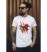 Xmen Deadpool Film T-shirt (Beyaz)