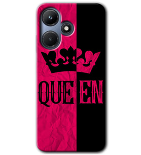 İnfinix Hot 30i Kılıf HD Desen Baskılı Kılıf - Queen