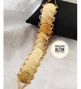 22 AYAR ALTIN KAPLAMA reşatlı BİLEKLİK