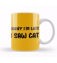Funny Cat Lover Gifts For   Men Kids Kupa Bardak Porselen