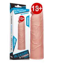 Lovetoy Pleasure X-Tender 3 cm Dolgulu Realistik Penis Kılıfı LV1050