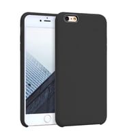 Apple iPhone 6S Plus İnce Mat Silikon Kılıf Siyah