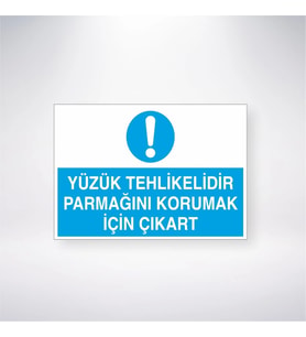 Yüzük Tehlikelidir Parmağını Korumak İçin Çıkart