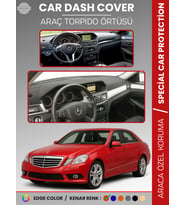MERCEDES E200 / E220 / E250 / E300 W212 (2009-2016) Torpido Örtüsü Premium Kalite Torpido Koruma