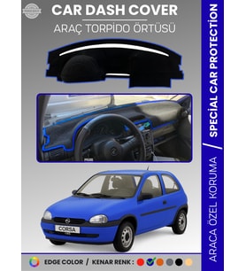 OPEL CORSA B (1993-2000) Torpido Örtüsü Ön Göğüs Halı Torpido Koruma Birebir Uyum Kaymaz Özel Kesim