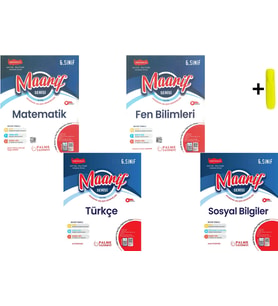 Palme 6. Sınıf Maarif Matematik Fen Türkçe Sosyal Haftalık Deneme Seti