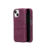 Bouletta Apple iPhone 15 Uyumlu Deri Arka Kapak F360 CZ7 (Mor)