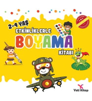 Etkinliklerle Boyama Kitabı 2 - (2-4 Yaş)