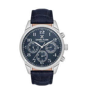 DANIEL KLEIN DK102-DK.1.13550-2 LACİVERT DERİ KORDON ERKEK KOL SAATİ