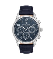 DANIEL KLEIN DK102-DK.1.13550-2 LACİVERT DERİ KORDON ERKEK KOL SAATİ