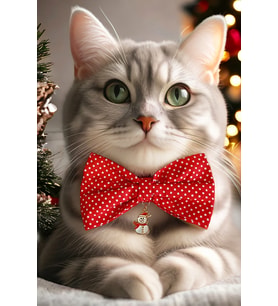 Pamuklu kedi papyonu, Kedi kolyesi, Köpek papyonu, Köpek kolyesi, Kedi hediyesi, Kedi tasması