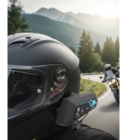 Mey İthalat® Telsiz Bluetooth Kask Kulaklık Handsfree Mikrofonlu