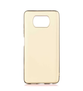 Lexroo Xiaomi Poco X3 Kılıf Premier Silikon Kılıf - Gold