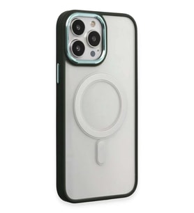 iPhone 15 Pro Max Kılıf Room Magneticsafe Silikon - Köknar Yeşili