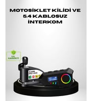 Northcity Motosiklet ve Günlük Kullanım İçin Güvenli Bluetooth Hoparlör ve Disk Kilidi Seti