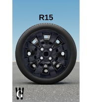 Hyundai i20 N 15 İnç Jant Kapağı (4 ADET) Siyah S102