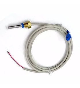 PT1000 Sıcaklık Sensörü 0C/105C Çelik Isı Probu 1.5 Metre IP68 Su Geçirmez Isıtıcı Fırın