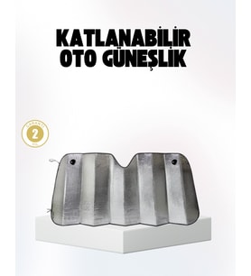 Otomobil Güneşliği – Katlanabilir Tasarım Süngerli Isı Yalıtımı - Lisinya